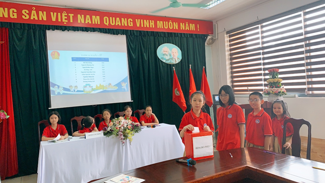 ĐẠI HỘI LIÊN ĐỘI TRƯỜNG TIỂU HỌC ĐẠI YÊN NHIỆM KÌ 2022 - 2023