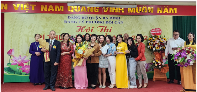 Tưng bừng Hội thi Bí thư chi bộ giỏi Phường Đội Cấn 2022