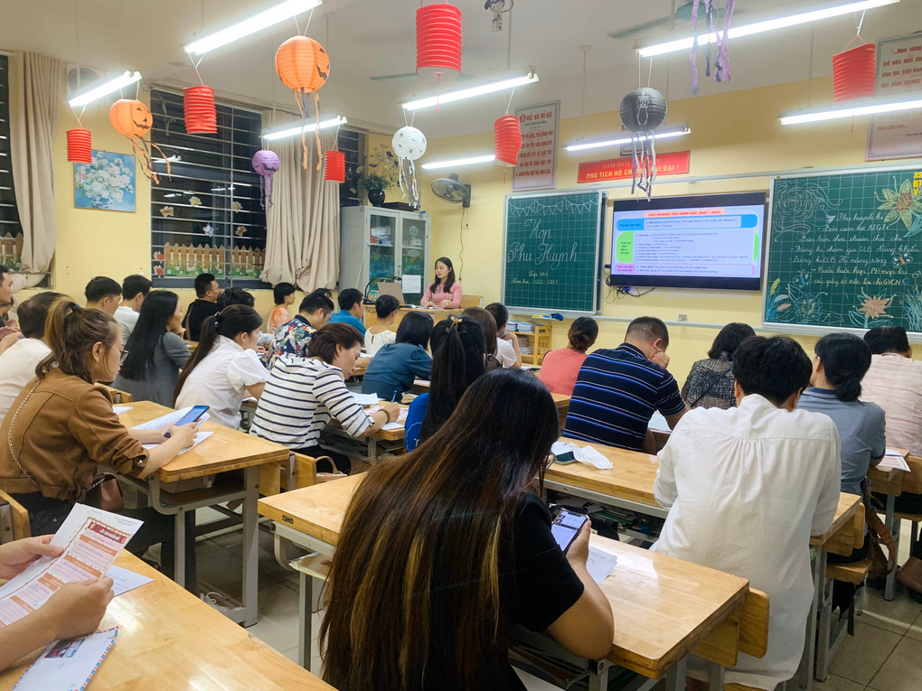 Họp cha mẹ học sinh đầu năm - Khối 4;5 - Năm học 2022-2023