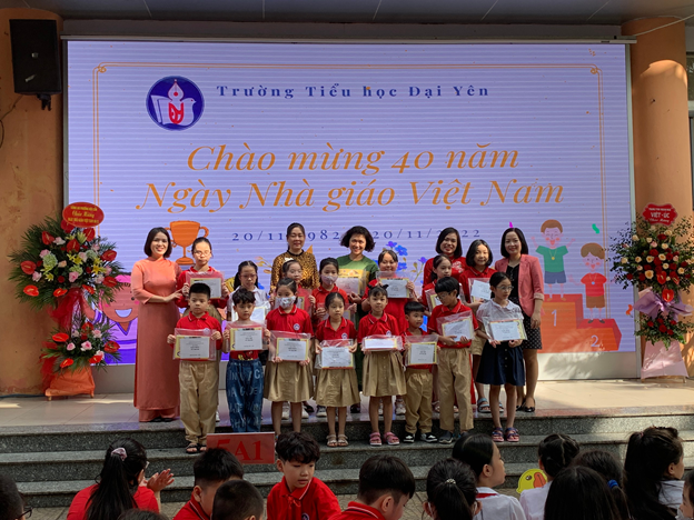 Chào mừng ngày Nhà giáo Việt Nam cùng học sinh khối 4 trường Tiểu học Đại Yên