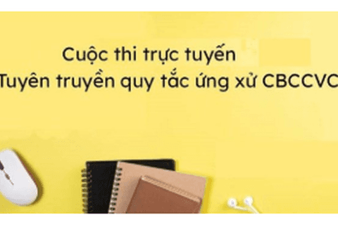Bộ câu hỏi tham gia cuộc thi trực tuyến “Tuyên truyền quy tắc ứng xử của cán bộ, công chức, viên chức, người lao động trong các cơ quan thuộc Thành phố Hà Nội” năm 2021