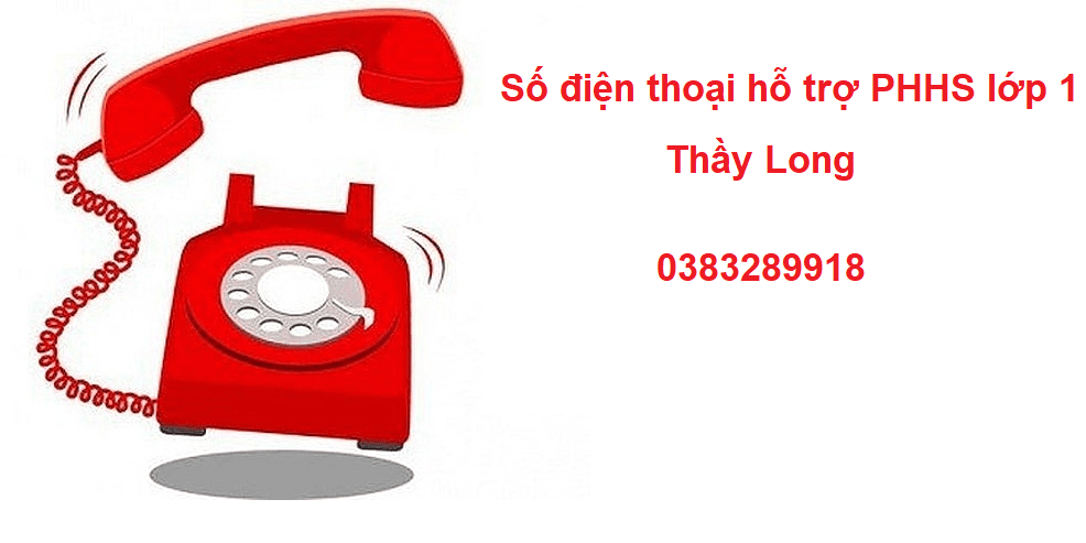 Thông báo: Hướng dẫn hỗ trợ PHHS lớp 1 và chuyển phát nhanh sách giáo khoa
