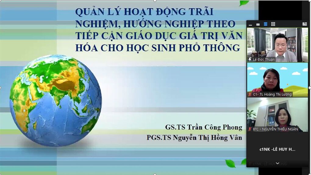 Giáo dục giá trị văn hóa cho học sinh - Chuyên đề bổ ích và thiết thực