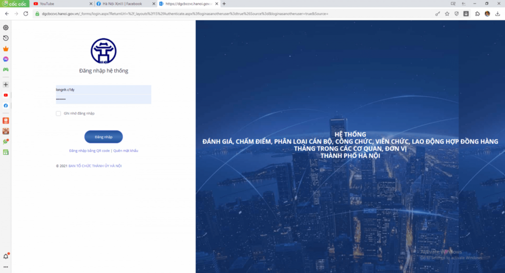 Hướng dẫn thao tác trên tài khoản là giáo viên, nhân viên và hợp đồng không giữ chức vụ quản lý (Phần 1)