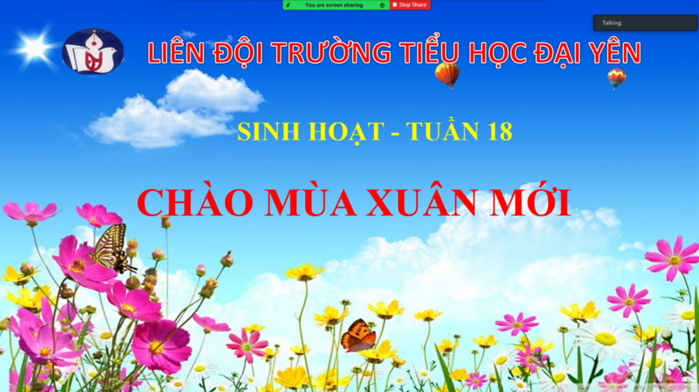 Sinh hoạt chủ điểm:  Chào mùa xuân mới
