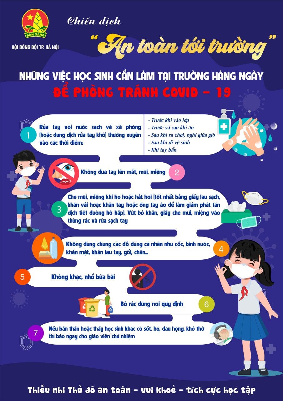 Trường Tiểu học Đại Yên triển khai chiến dịch “An toàn tới trường”