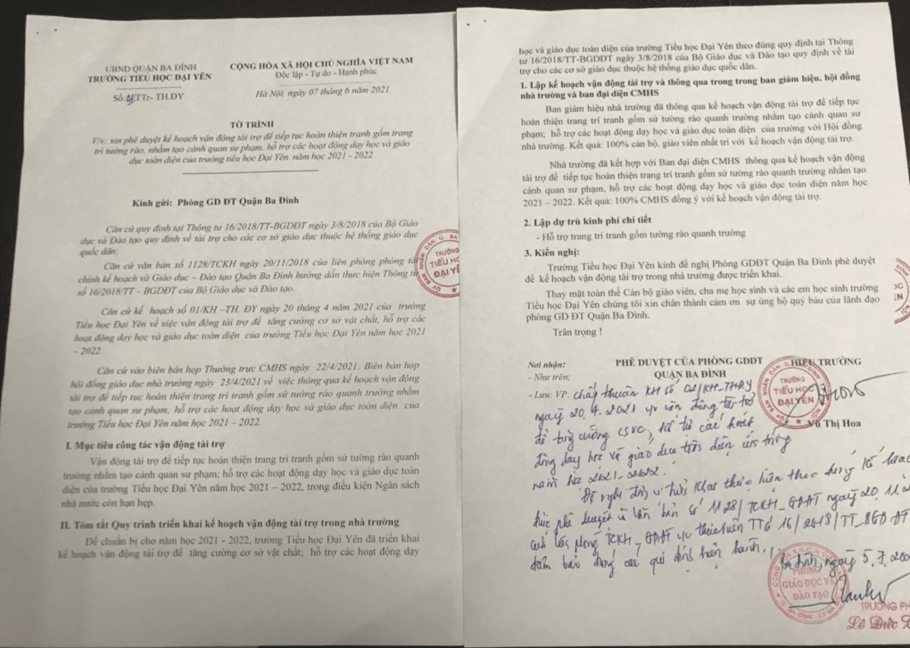 Thông tin công khai về hoạt động xã hội hóa đường gốm sứ