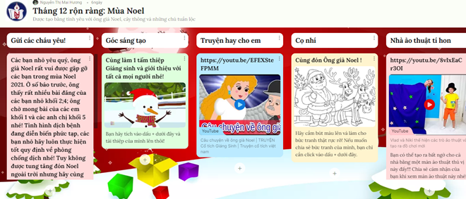 Trang báo nhỏ: “Tháng 12 rộn ràng : Mùa Noel”