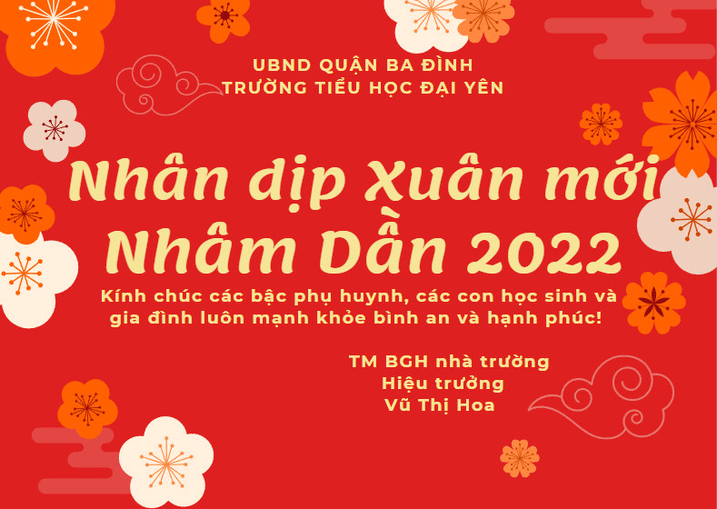 Chúc mừng năm mới 2022 - Nhâm Dần