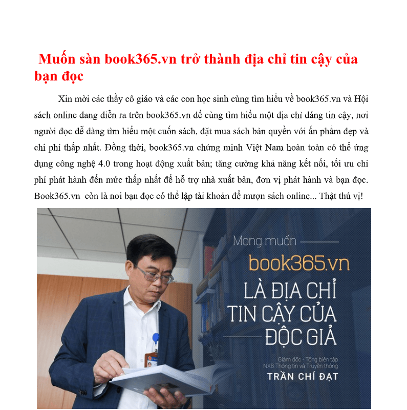 Sàn đọc sách book365vn