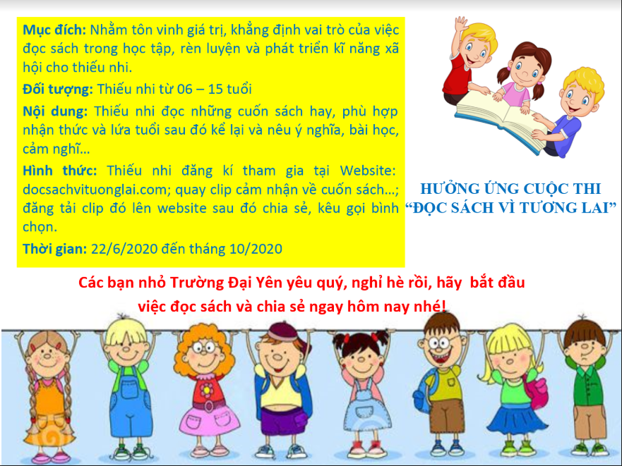 Cuộc thi "Đọc sách vì tương lai"