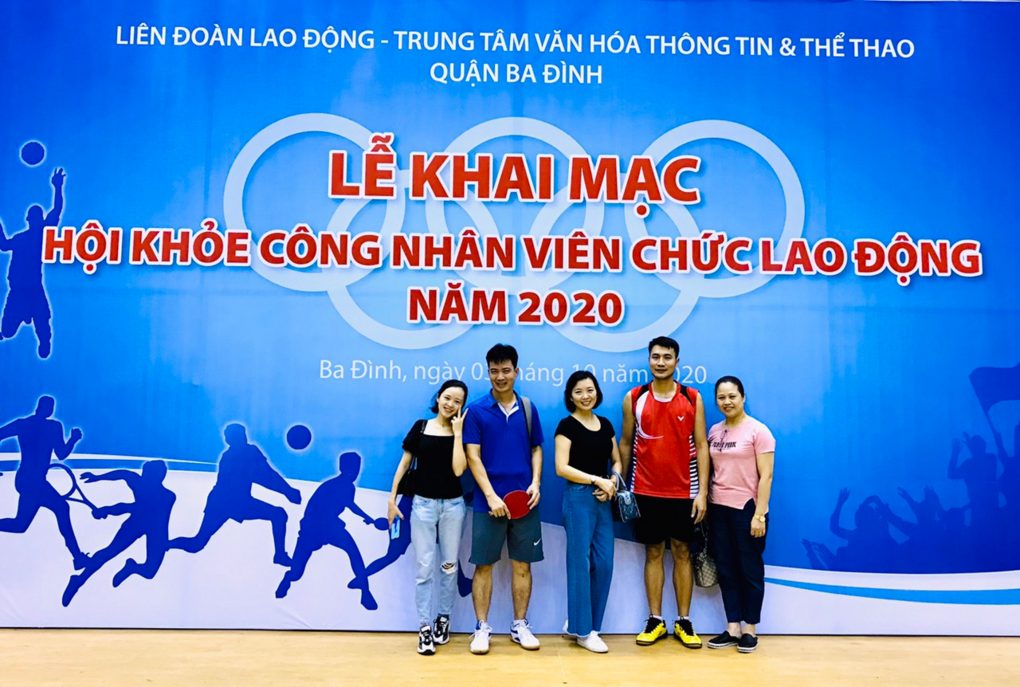 Hội khỏe công nhân viên chức lao động quận Ba Đình năm 2020