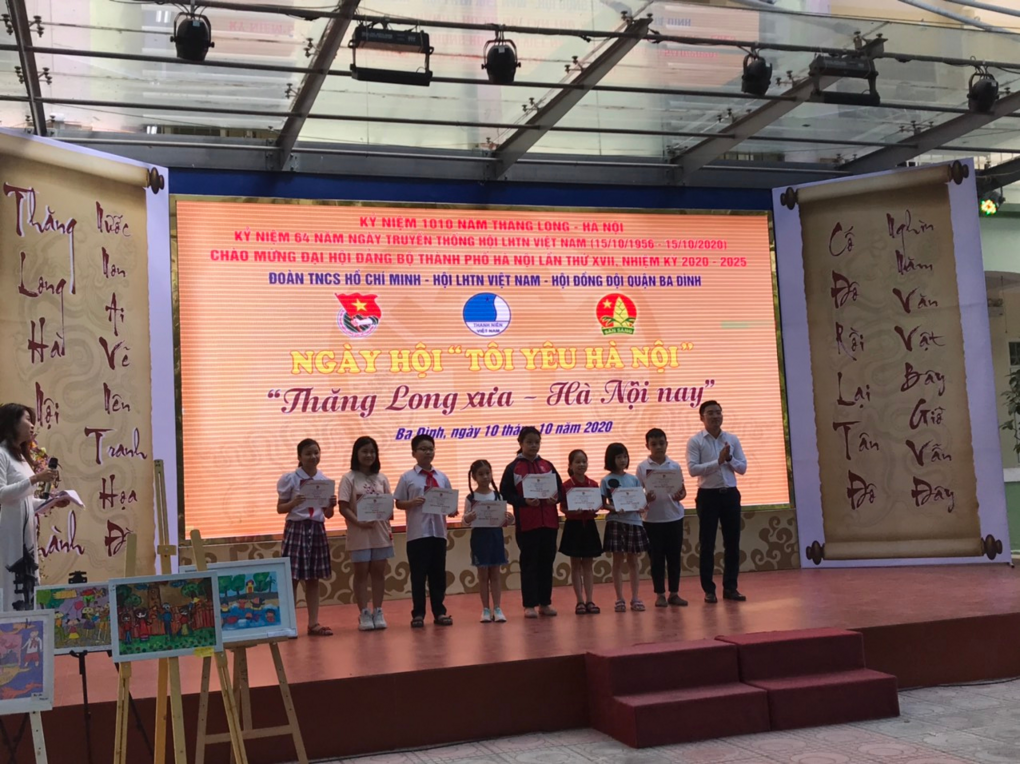 Học sinh trường TH Đại Yên hân hoan tham gia Ngày hội “ Tôi yêu Hà Nội”