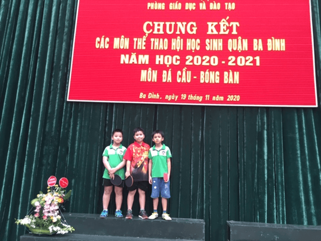 Niềm vui đến từ Ngày hội thể thao học sinh Quận Ba Đình  Năm học 2020- 2021