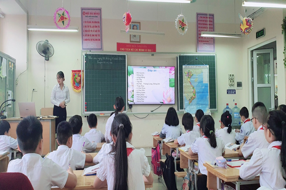 Khối 4 tăng cường công tác bồi dưỡng chuyên môn   Năm học 2020 – 2021