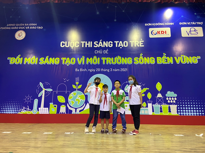 Học sinh Tiểu học Đại Yên say mê Cuộc thi Sáng tạo trẻ chủ đề  “Đổi mới sáng tạo vì môi trường sống bền vững”