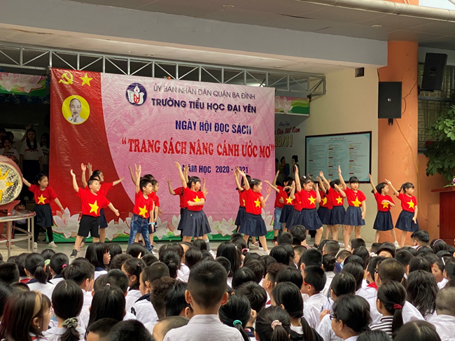 Trường Tiểu học Đại Yên tưng bừng tổ chức  Ngày hội đọc sách “Trang sách nâng cánh ước mơ”