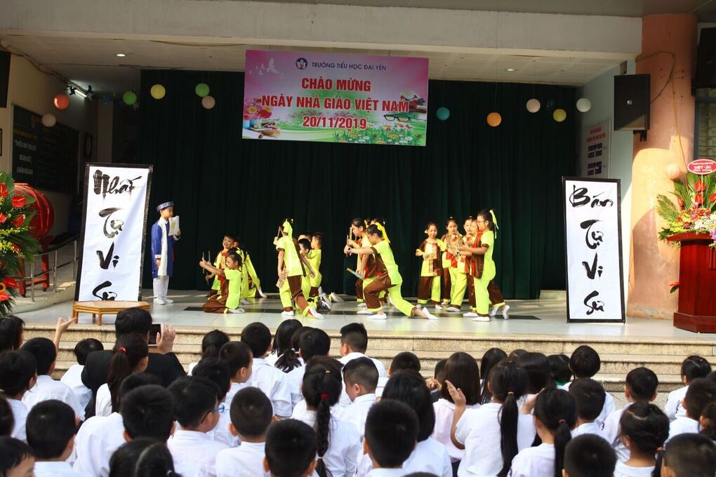 KỈ NIỆM 37 NĂM NGÀY NHÀ GIÁO VIỆT NAM 20/11/2019 TRƯỜNG TIỂU HỌC ĐẠI YÊN