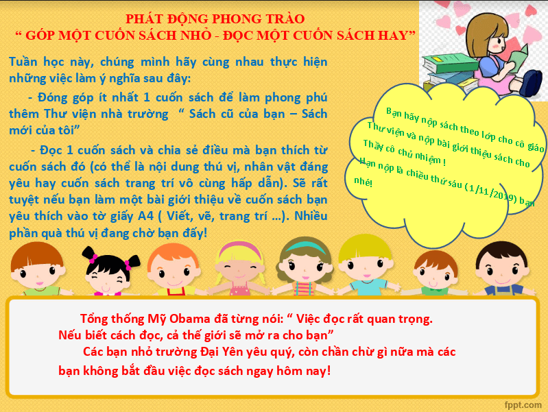 Phát động phong trào "Góp một cuấn sách nhỏ - đọc một cuốn sách hay"