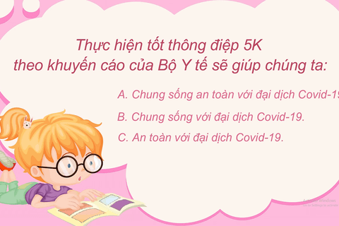 Chương trình Thiếu nhi Việt Nam vui khỏe, an toàn, đánh tan Covid