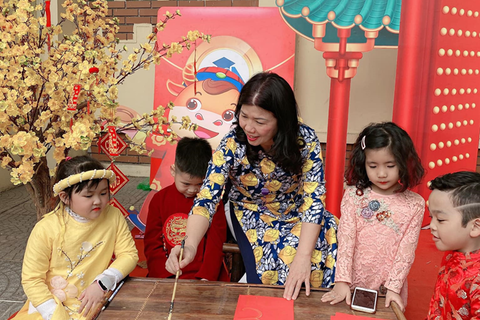 Tưng bừng “Lễ hội bánh chưng – Xuân Tân Sửu ”  tại trường Tiểu học Đại Yên