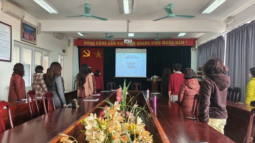 Mừng Đảng – Mừng Xuân: Kết nạp đảng viên mới