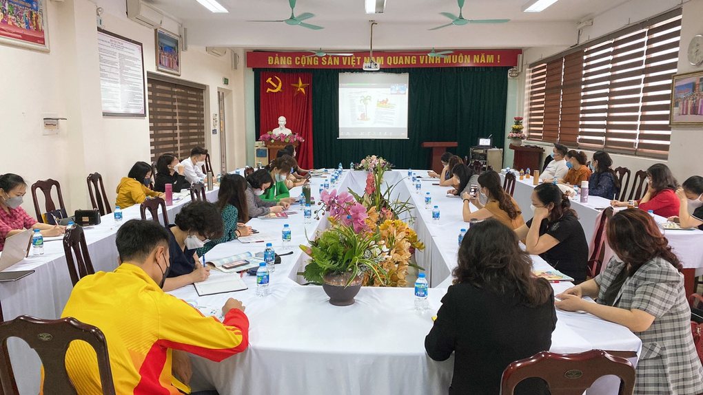 Trường Tiểu học Đại Yên tham gia Hội nghị trực tuyến giới thiệu Sách giáo khoa lớp 3 Chương trình GDPT 2018