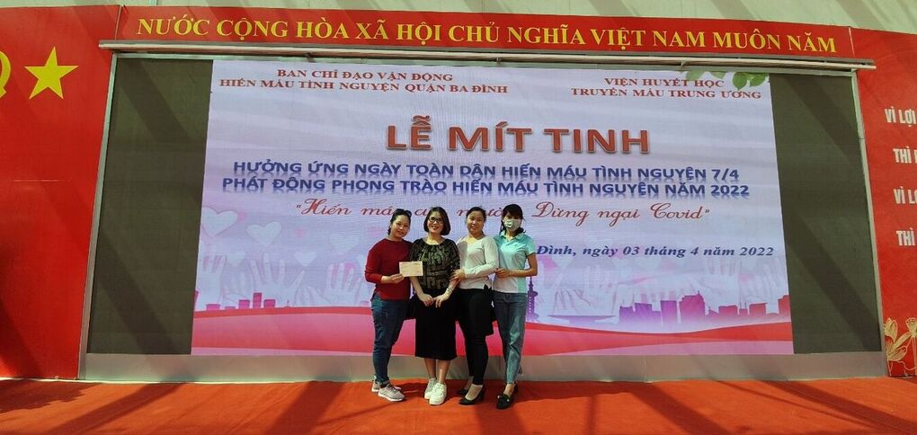 Hiến máu nhân đạo - Nghĩa cử cao đẹp của cán bộ, giáo viên, nhân viên Trường Tiểu học Đại Yên