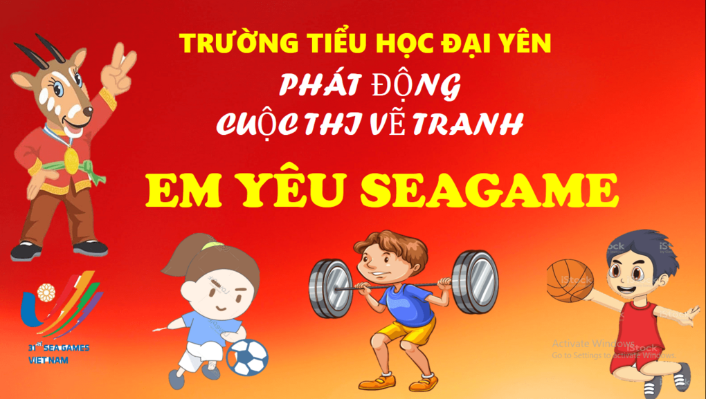 Phát động cuộc thi vẽ tranh “Em yêu Seagame”  Chào mừng Đại hội Thể dục thể thao Đông Nam Á - Seagame lần thứ 31