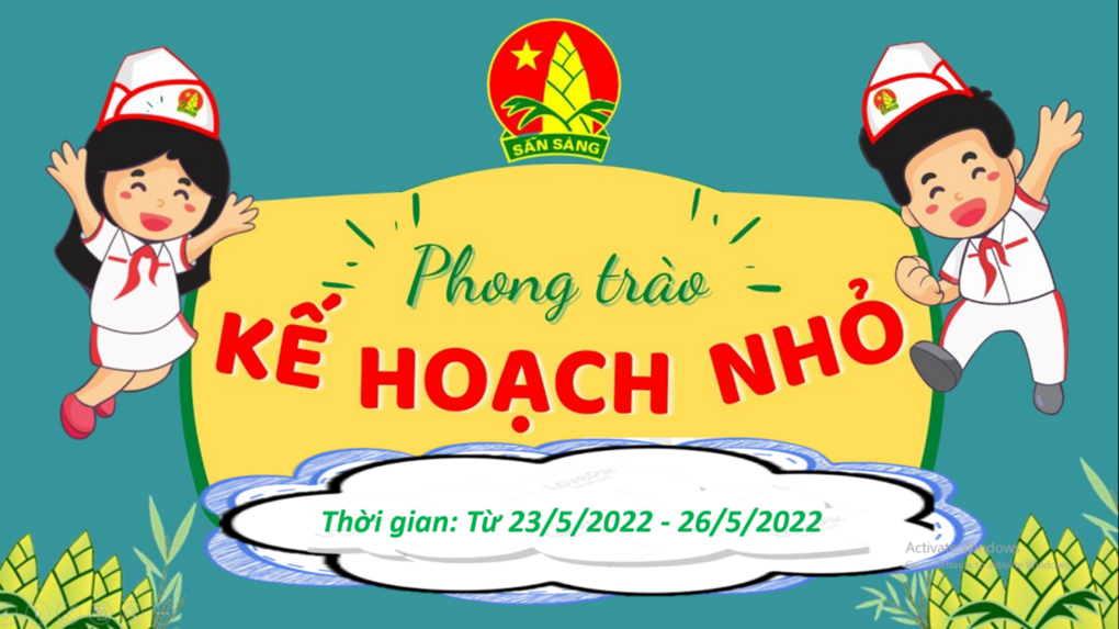 Phát động phong trào “Em làm kế hoạch nhỏ”