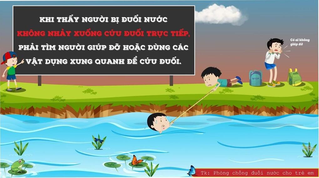 Các nguyên tắc cứu đuối nước an toàn