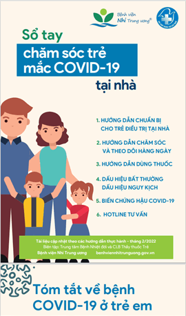 Cùng bảo vệ, chăm sóc trẻ F0 - Sổ tay chăm sóc trẻ mắc COVID -19 tại nhà