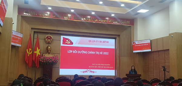 Trường Tiểu học Đại Yên tham dự  “Lớp bồi dưỡng giáo dục lý luận chính trị hè năm 2022”