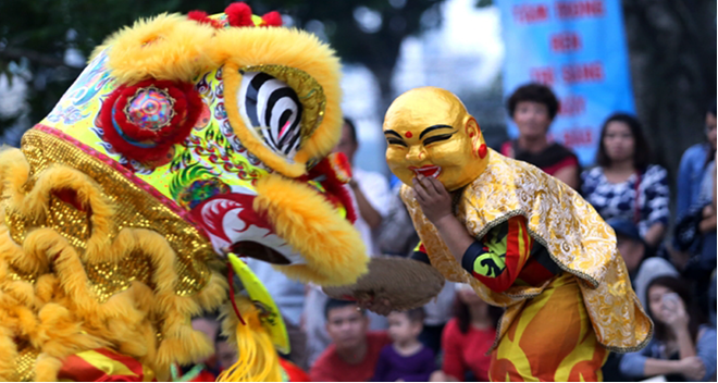 Nguồn gốc và ý nghĩa của múa Lân Trung Thu