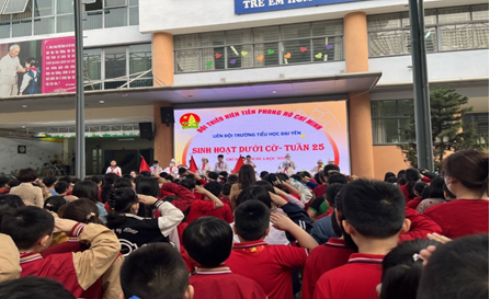 Liên đội trường Tiểu học Đại yên - Thi đua học tập tốt – Tự giác rèn luyện chăm