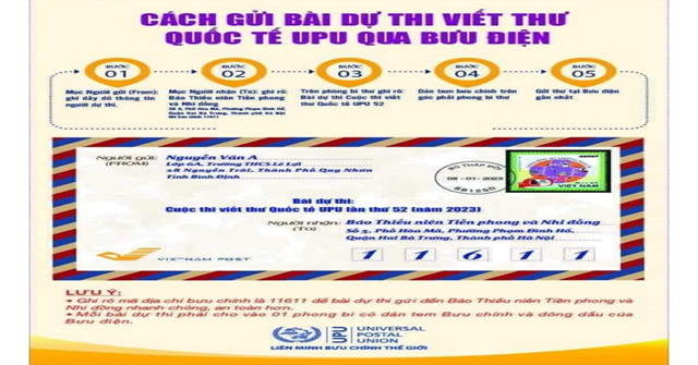 Hưởng ứng cuộc thi viết thư UPU lần 52, những lá thư của các bạn học sinh đã được gửi đến Ban thiếu niên Tiền phong Nhi đồng