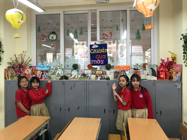 Góc thư viện lớp 3A4