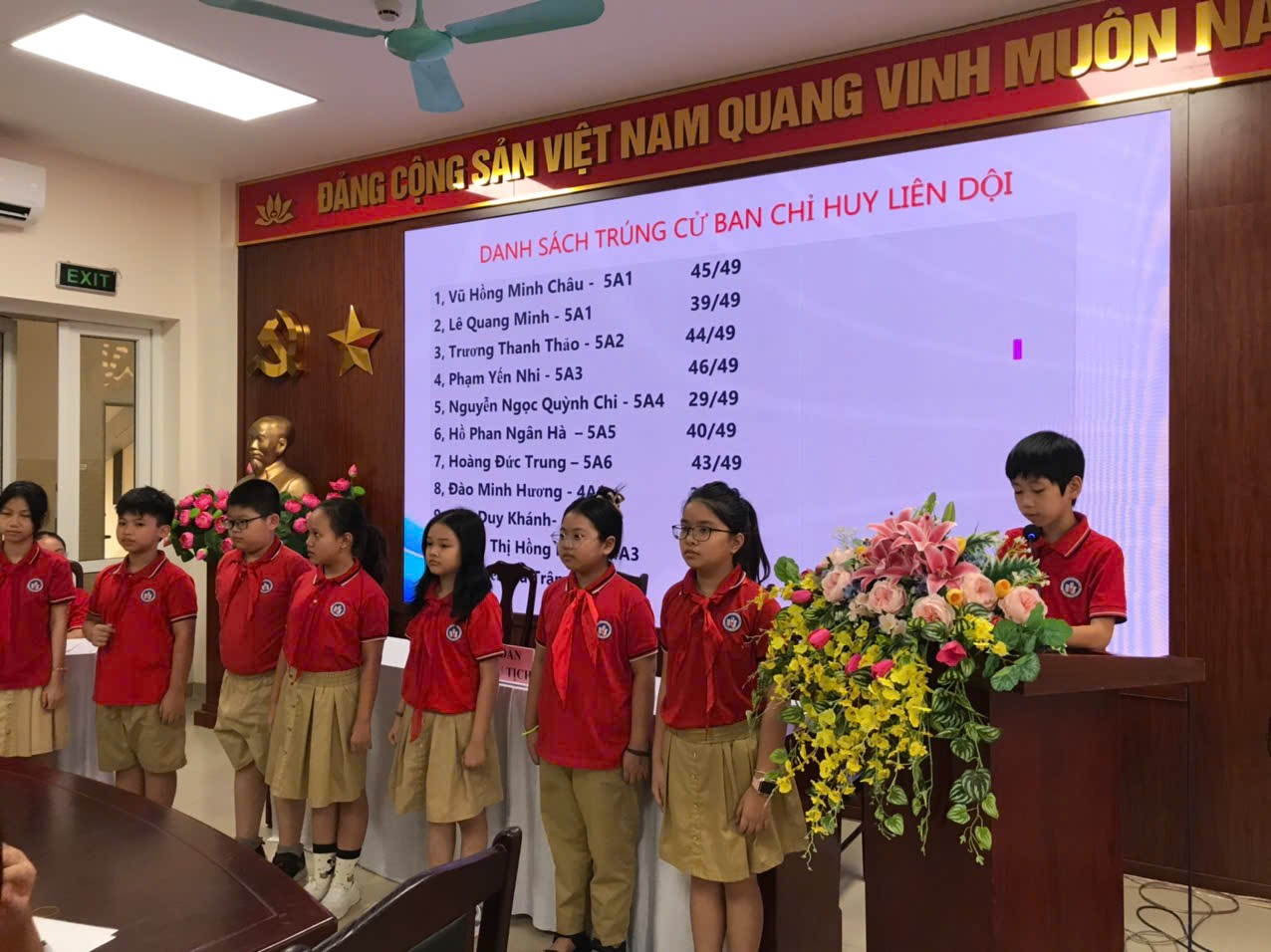 Liên đội Trường Tiểu học Đại Yên tổ chức Đại hội Liên đội nhiệm kỳ năm học 2024 - 2025