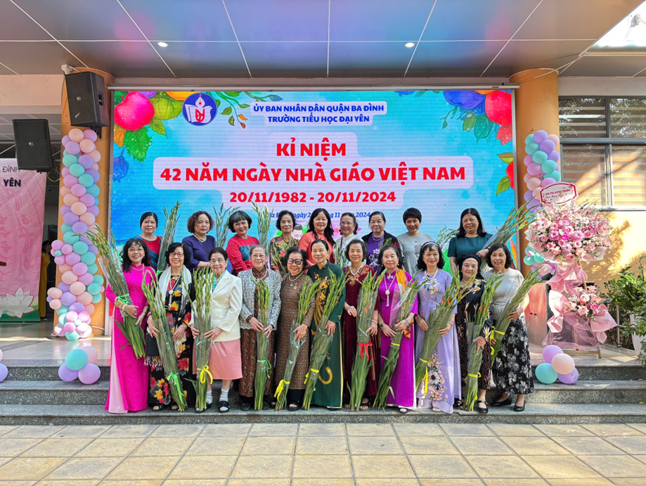 Trường Tiểu học Đại Yên long trọng tổ chức gặp mặt cán bộ, giáo viên, nhân viên hưu trí – Kỷ niệm ngày Nhà giáo Việt Nam 20-11