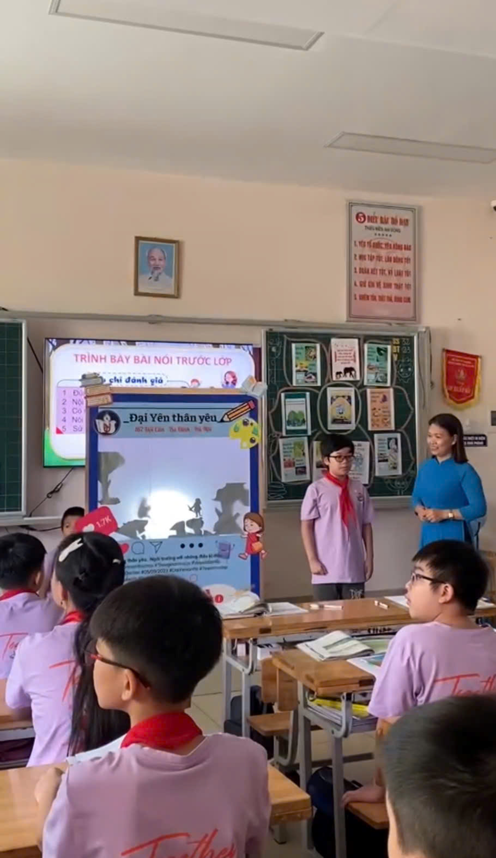 Ứng dụng công nghệ thông tin trong dạy học: Nâng cao chất lượng và tạo hứng thú cho học sinh khối 5 Trường Tiểu học Đại Yên