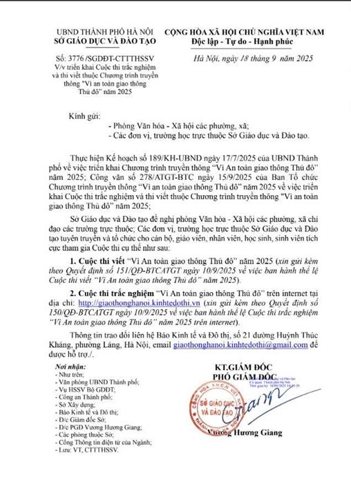 Phát động cuộc thi viết “Những kỉ niệm sâu sắc về thầy cô và mái trường” năm học 2025-2026
