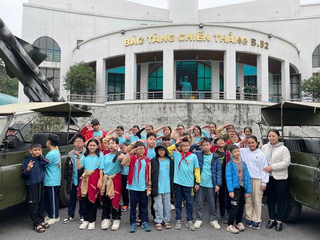 Khám phá Bảo tàng Chiến thắng B-52 cùng Khối 5 Trường Tiểu học Đại Yên 2025