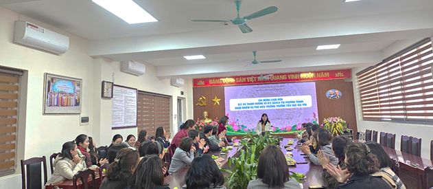 TRƯỜNG TIỂU HỌC ĐẠI YÊN HÂN HOAN CHÀO ĐÓN HAI PHÓ HIỆU TRƯỞNG MỚI