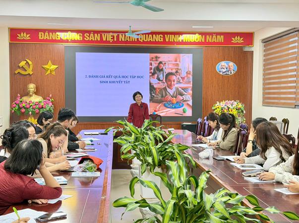 Trường Tiểu học Đại Yên chú trọng nâng cao chất lượng giáo dục hòa nhập cho học sinh khuyết tật trong năm học 2025-2026