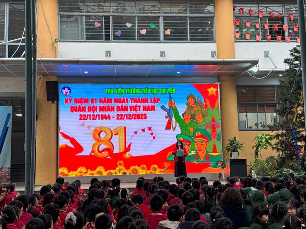 SINH HOẠT DƯỚI CỜ THÁNG 12 – CHỦ ĐIỂM: CHÀO MỪNG NGÀY THÀNH LẬP QUÂN ĐỘI NHÂN DÂN VIỆT NAM 22/12