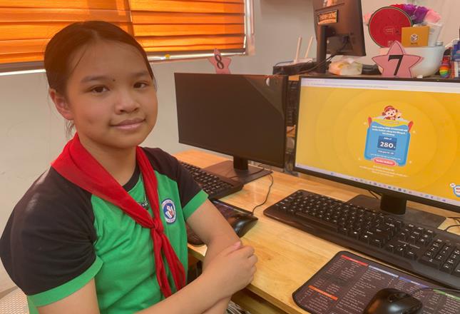 HỌC SINH KHỐI 5 TRƯỜNG TIỂU HỌC ĐẠI YÊN THAM GIA THI “TRẠNG NGUYÊN TIẾNG VIỆT” VÒNG THI HƯƠNG