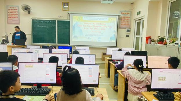 HỌC SINH KHỐI 1 TRƯỜNG TIỂU HỌC ĐẠI YÊN TỰ TIN THAM GIA  VÒNG THI HƯƠNG CUỘC THI “TRẠNG NGUYÊN TIẾNG VIỆT”