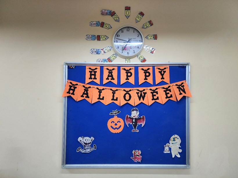 A sign on a wallDescription automatically generated with low confidence