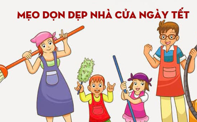 Tết đang đến rất gần, dọn dẹp nhà cửa như thế nào để mang lại may