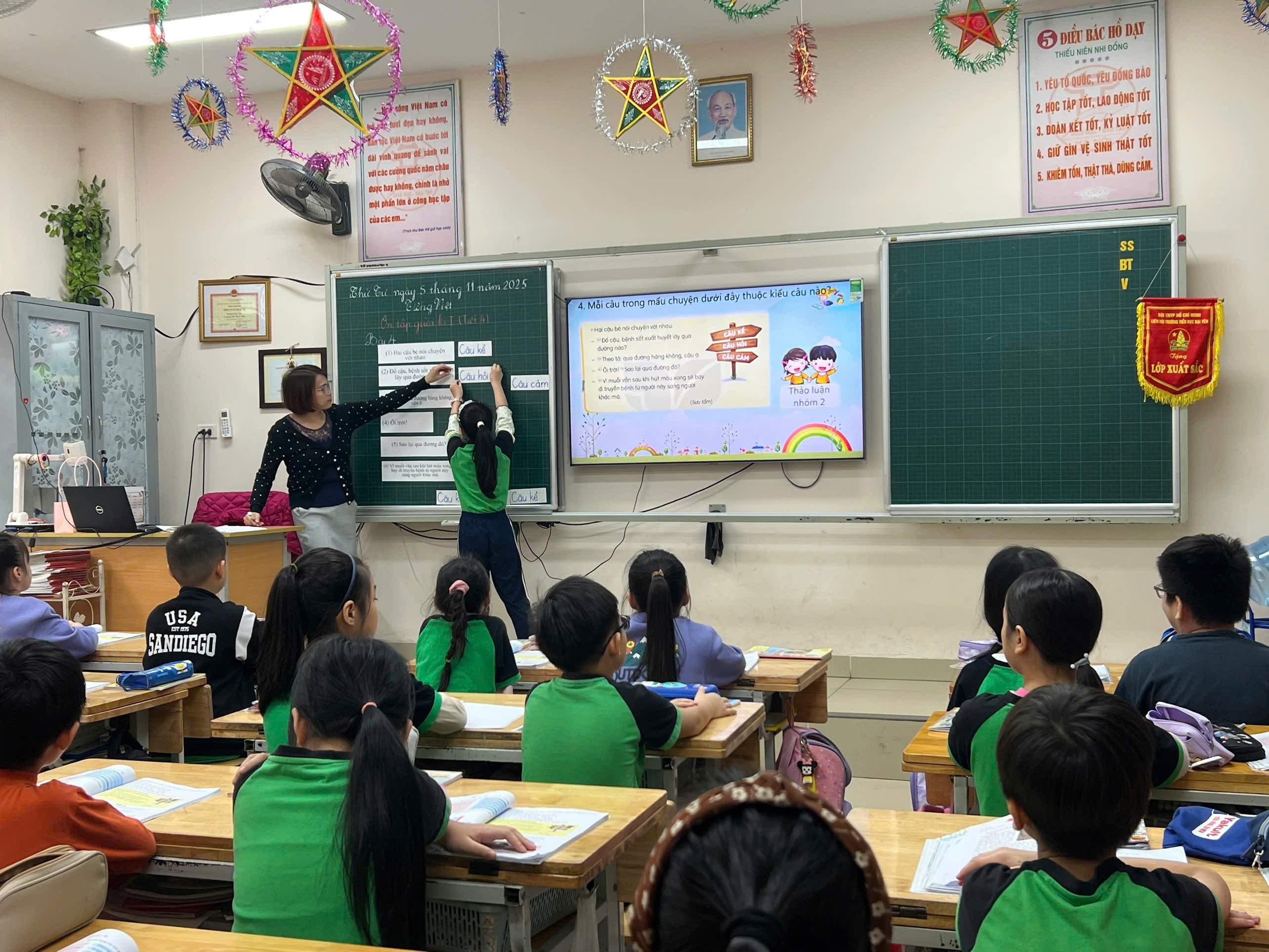 A teacher teaching a class
AI-generated content may be incorrect.